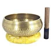 nlageisi Nepal Tibet Buddha Music Therapy Chime Copper Singing Bowl Mallet Home Decor