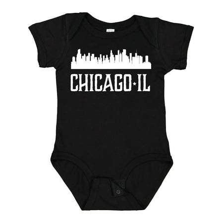 

Inktastic Chicago Illinois Skyline IL Cities Boys or Girls Baby Bodysuit