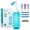 Green, variant on Neti Pot Nettie Bottle Nasal Sinus Rinse 30 Salt Packets Pressure Nose Irrigation Wash Cleaner for Adult Kids BPA Free 300 ml netty bottle with Saline Packets Sticker Thermometer(Blue)