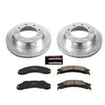 thumbnail image 3 of PowerStop Rear Z23 Evolution Sport Carbon-Fiber Ceramic Brake Pad and Drilled & Slotted Rotor Kit Fits: FORD Select Models K4718, 3 of 10