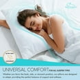 thumbnail image 5 of East Coast Bedding Goose Down Pillows, Soft Density 600 Fill Power - Available in Standard, Queen, King, 5 of 5