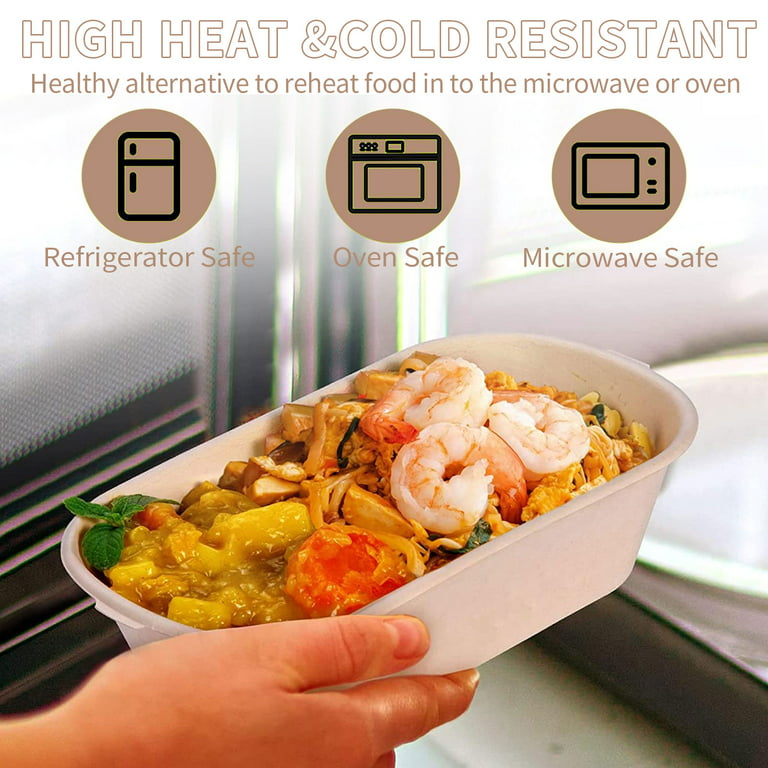 Disposable Eco Friendly Take Out Microwave Safe Cornstarch Food