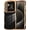 Black, variant on REQO Case for Samsung Galaxy A17 5G Case, Curly Wave Shape Plating Frame Cute Love Heart Cover for Girls Women, Full Camera Lens Protection Soft Durable TPU Shockproof Bumper