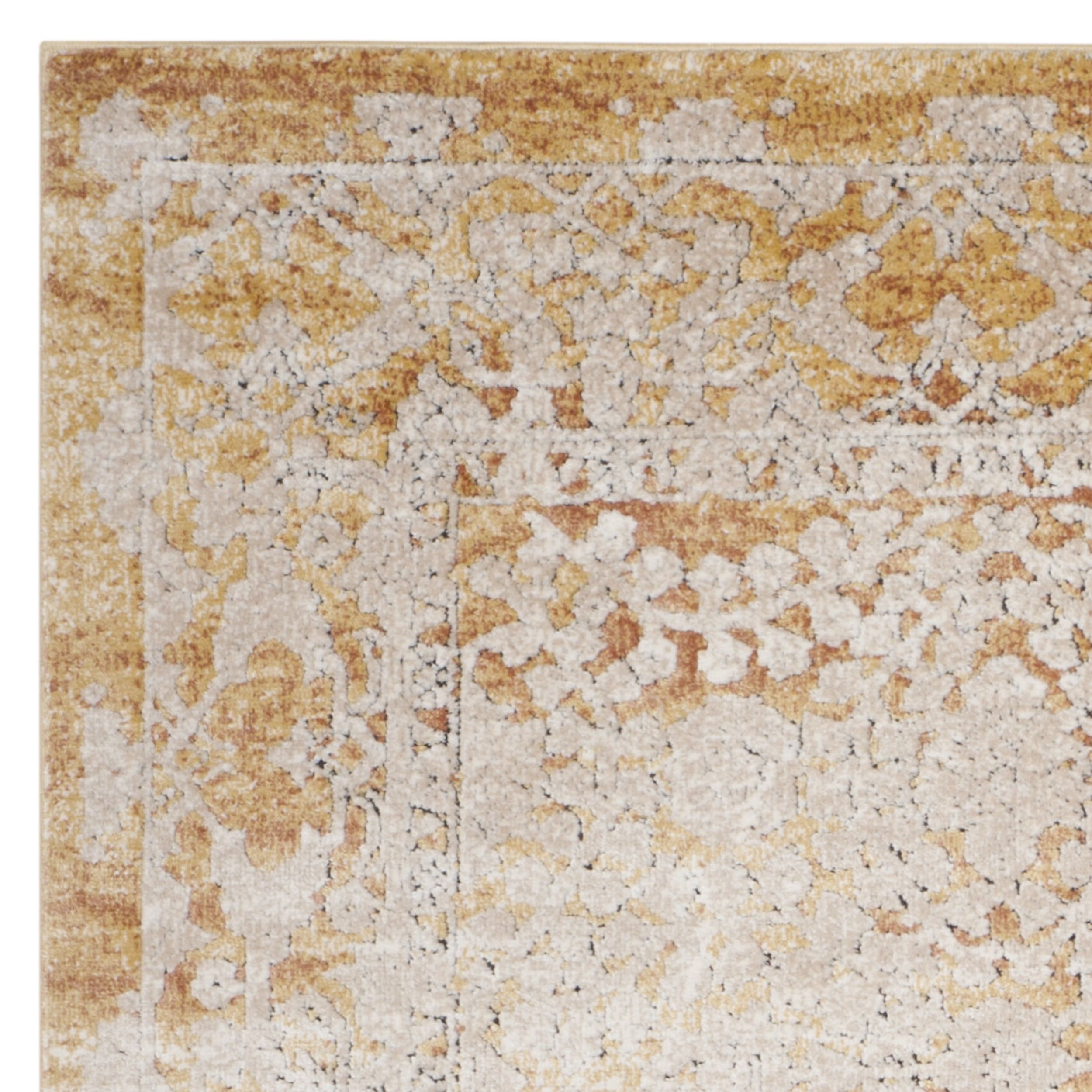 SAFAVIEH Palermo Caitriona Faded Transitional Area Rug, Gold/Beige, 5'1" x 7'6"