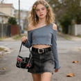 thumbnail image 6 of Sunyuer Y2K Star Purse Small Shoulder Bag for Women, Punk Style Y2K Handbag, Retro Crossbody Bag for Everyday Daily Use, 6 of 9