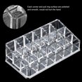 thumbnail image 1 of Caja De Almacenamiento De Cosméticos Con 18 Mini Gabinetes De Rejilla, Organizador De Maquillaje Acrílico Transparente Portátil, Para Lápiz Labial, Aretes, Esmalte De Uñas,, 1 of 7