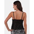 thumbnail image 3 of No Boundaries Sequin Cami Top, Women's and Women’s Plus, 3 of 5
