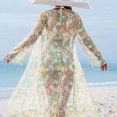 thumbnail image 3 of WILLBEST Traje de Baño de 3 Piezas para Mujer, Traje de Baño Bohemio de Manga Larga para Playa, 3 of 6