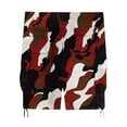 thumbnail image 4 of WTOBBY Men's Summer Work Shorts in Camouflage Pattern, Loose and Casual, Large Size Featuring Multi-Pocket Design, 5-Inch Length Shorts Without Belt, Durable and Stylish,Wine XL, 4 of 5