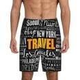 thumbnail image 2 of Rocae Travel for Men's Soft Sleep Pajama Shorts, Waistband and Pockets, 2 of 9