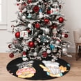 thumbnail image 5 of Sikiie Little Chef Gnome 30-48 inches {designName} Print Christmas Tree Skirt Snowman Xmas Tree Skirt with Edge Christmas Decorations for Holiday Party48", 5 of 7