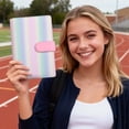 thumbnail image 5 of Meiix Notebook A6 Ring Binder, Fresh Refillable Journal with Accessories for Note Taking, 1Pcs (Pink2), 5 of 5