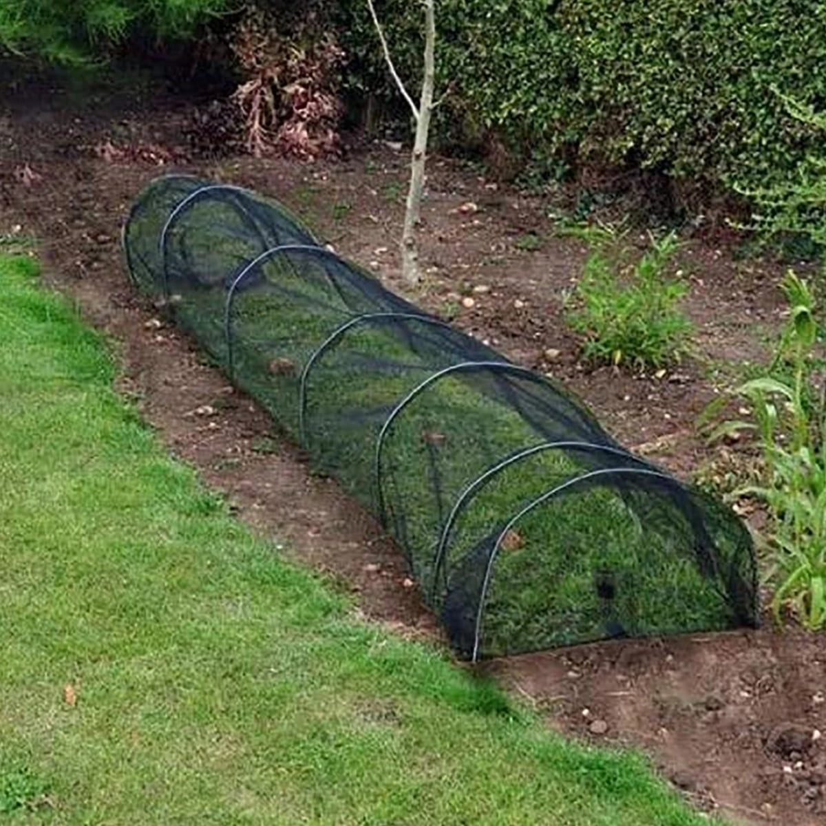 2 x NEW GARDEN NET GROW TUNNEL PROTECT PLANTS VEGETABLES INSECTS BIRDS PESTS 
