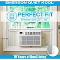 thumbnail image 5 of Emerson Quiet Kool 6,000 BTU 115V Window Air Conditioner with Remote Control, 5 of 17