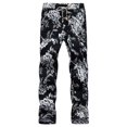 thumbnail image 3 of Pantalones de verano nuevos para hombre, de talla grande, con estampado de colores finos, 3 of 5