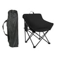 thumbnail image 4 of GARENDE Folding Camping Chair Heavy Duty Lightweight Beach Chair for Park BBQ Picnic Black L, 4 of 9