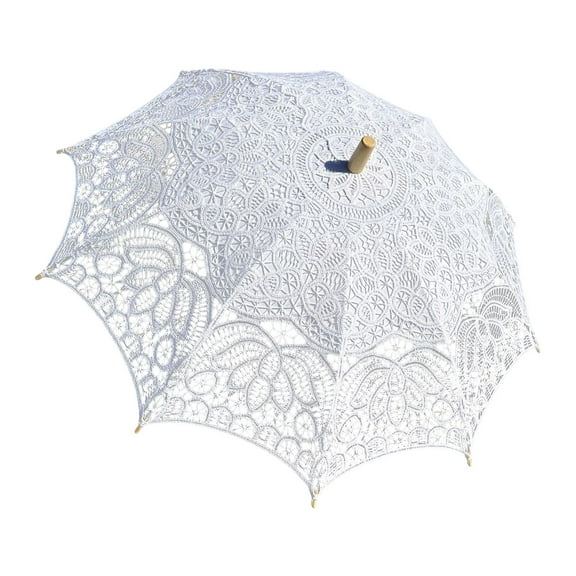 Lace Umbrella Parasol For Bridal Wedding Costume Photo Props 1920s Parties And Weddings Stage Props