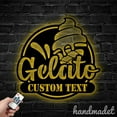 thumbnail image 4 of Handmadetneonsign Gelato Metal Wall Art Light, Ice Cream Cone Metal Sign Wall Decor, Gelato Metal Decor, 4 of 5