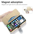 thumbnail image 3 of ELEHOLD Case for iPhone 13 Pro Max,2 in 1 Detachabl Wallet Plating Clear Case with Card Holder[Compatible with MagSafe Accessories],Gold, 3 of 11
