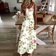 thumbnail image 1 of TaTaai Women Stylish Printed Round Neck Sleeveless Ankle Length Long Dress Soft Comfortable Casual Daily Party Holiday Wear Gift, 1 of 5