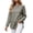 #081-Gray, variant on Warop Fall Long Sleeve Shirts for Women Solid Color Crew Neck Tops Sleeves with Deco Buttons Casual Loose Sweatshirt
