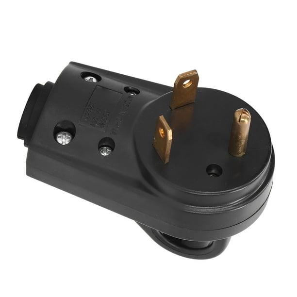 Zaqw 30A RV Plug Male Replacement Heavy Duty 3 Prong Electrical