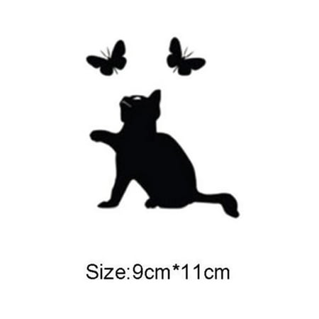 Environmental Butterfly Cat Background Wall Stickers Poster Paster Decals Wallpaper Bedroom Drawing Room