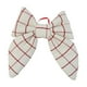 thumbnail image 2 of Lazo navideño a cuadros de 39,4 cm (15,5 pulgadas) con cinta de cuadros rojos y blancos | Lazo navideño reutilizable para guirnaldas, puertas o envoltorios de regalos grandes, 2 of 4