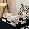 thumbnail image 6 of Homewish Romantic Lipstick Perfume Zipper Twin Comforter Sets with Fitted Sheet and 2 Pillowcases,Fashion High Heels Zipper Bedding Set,Cream,Black Reversible,4pcs, 6 of 8