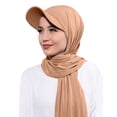 thumbnail image 1 of Chapeau Décontracté pour Femmes, Bonnet Solide, Couvre-Cheveux, Turban Long Musulman, 1 of 4