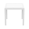 thumbnail image 2 of Siesta ISP875-WH Table à Manger Carrée de 31 Po en Résine Orlando Aspect Osier Blanc, 2 of 4