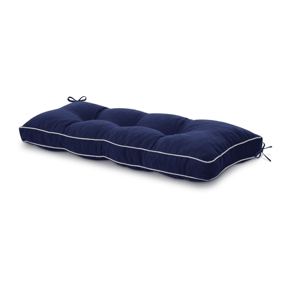 Favoyard Outdoor Loveseat Cushion – Breathable Shredded Foam, Water-Resistant, Non-Slip Ties for Patio Chair
