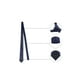 thumbnail image 3 of CORBATA AUTOATADA INSPIRADA CHIC para Hombres, Ancho Clásico, Corbatas de Lunares para Hombres, Boda Formal, Azul Marino, Talla Única, 3 of 5