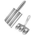 thumbnail image 4 of veasfak Kitchen Meatball Maker DIY Meatball Dispenser Tool for Hotel Cooking Kitchen Triple Tube, 4 of 9