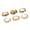 Gold, variant on YIEMEEN Pack of 6 Alloy Stackable Rings Boasting Pink Gemstones Adjustable for Any Finger Size and Fashion Statements