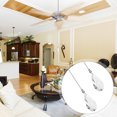 thumbnail image 3 of 2pcs Ceiling Fan Pull Chain Fan Chain Extender Shell Shape Pendant Lamp Supply, 3 of 8
