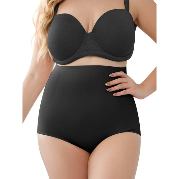 SAYFUT Tummy Control Shapewear Panties for Women High Waisted Body Shaper Slimming Underwear Shaping Briefs