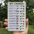 thumbnail image 5 of 5X My Chores Memo Plastic Board, Detachable and Reusable Memo for Check Items and Form,5 x My Chores Memo,White, 5 of 6