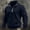 #G07-Navy, variant on Quarter Zip Mock Neck Sweatshirt For Men, Solid Color Pullover Top, Casual Athletic Long Sleeve Shirt For Daily Wear