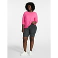 thumbnail image 2 of Terra & Sky Women's Plus Size Bike Shorts with Pocket, Sizes 0X-5X, 2 of 3