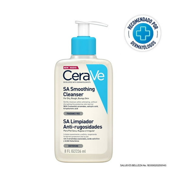 Limpiador Anti Rugosidades CeraVe para Piel Seca 236 ml