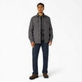 thumbnail image 4 of Dickies Men's Water Repellent Fleece-Lined Duck Shirt Jacket, Slate Gray, X-Large, 4 of 5