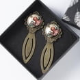 thumbnail image 4 of Octopus Vintage Copper-Colored Lace Bookmarks: Stainless Steel Reading Accessories and Book Marks for Book Lovers - Set of 2, 4 of 5