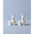 thumbnail image 2 of Lenox Wicker Creek Ivory Bunny Easter Porcelain Stick Candle Holders, Set of 2, 2 of 5