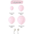 thumbnail image 3 of 102Pcs Pastel Pink Balloon Garland Arch Kit - Mixed Sizes Light Pink Latex Balloons for Baby Shower, Birthday & Wedding Party Decorations, 3 of 4