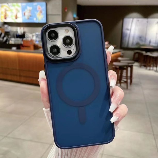 Adecuado Para iPhone 11 Funda De Teléfono 14 ProMax anti Gota Magnetisk tiltrækning Magnética 12 13 14 Pro Max Minimalista Mate