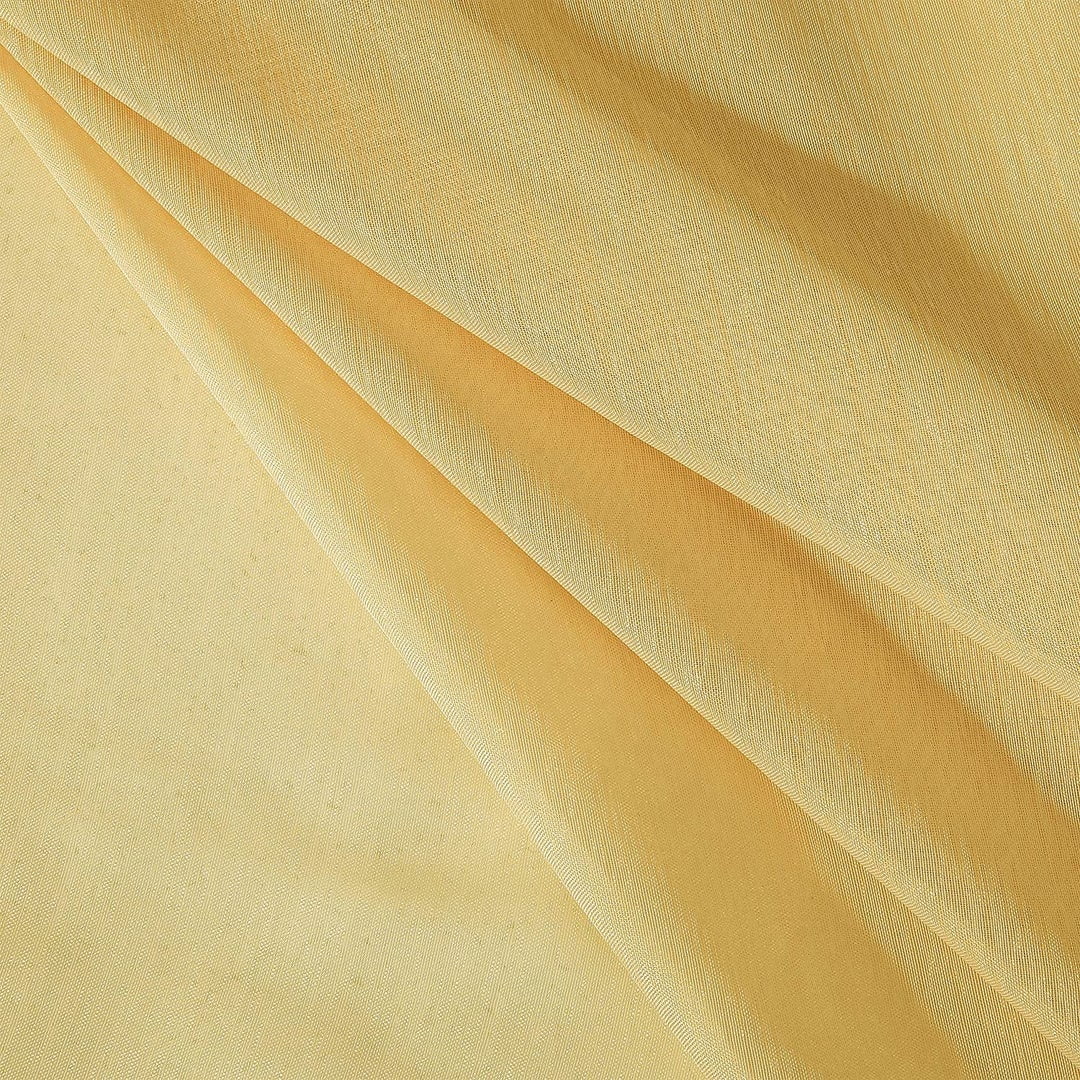 Dainty Home Malibu Textured Semi-Sheer Grommet Top Curtain Panel Pair, 108" x 84" In Gold