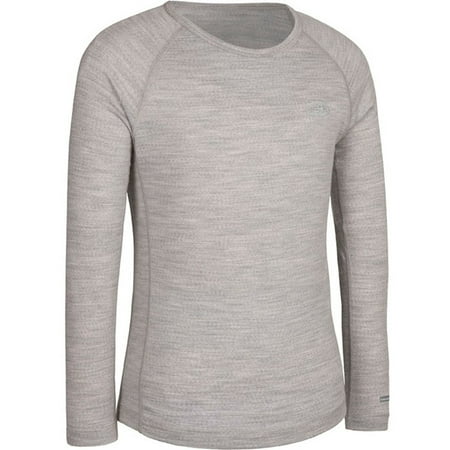 Icebreaker BodyFit 200 Oasis Crew Top - Boys' Blizzard Heather, 4T