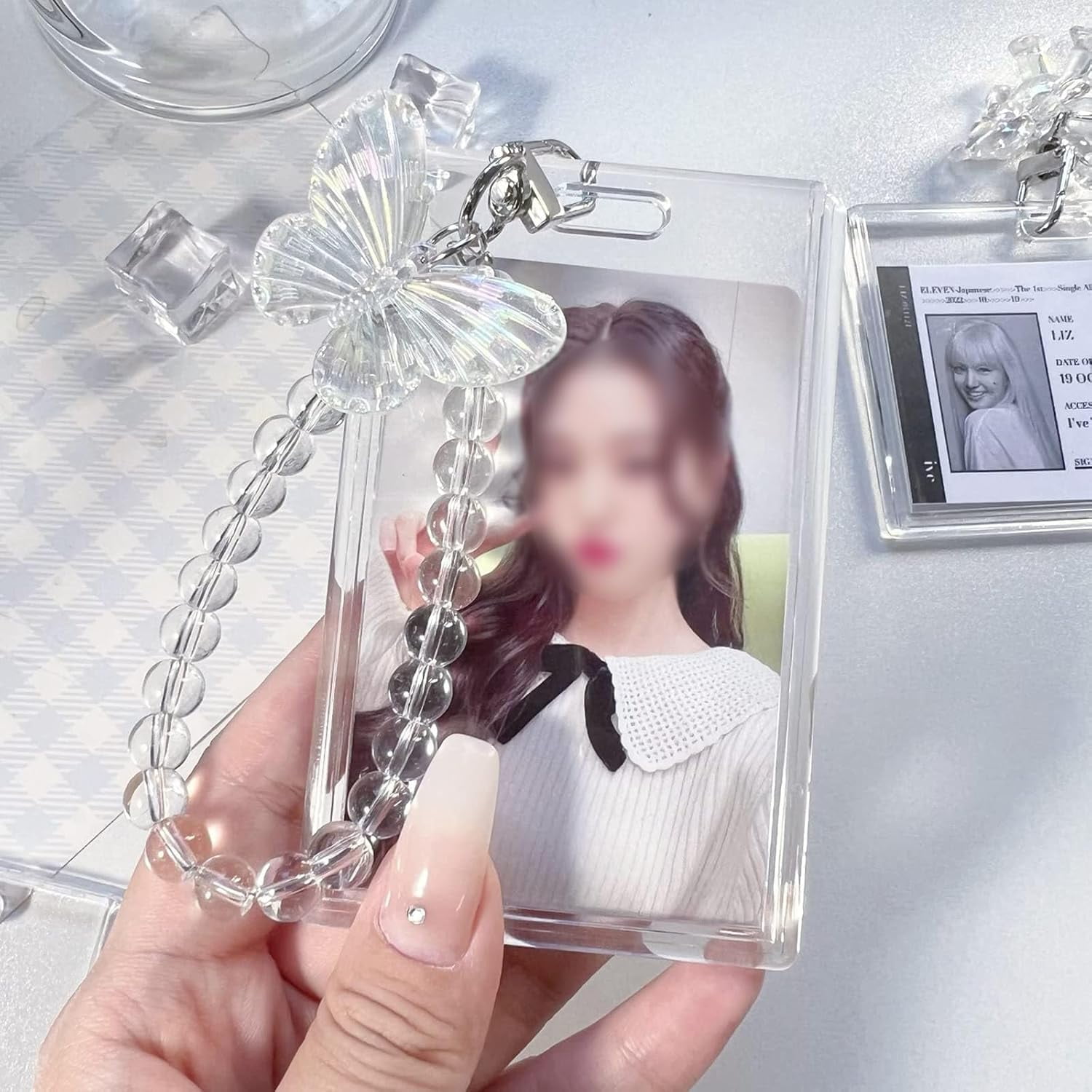 AOZUO Kpop Photocard Holder,Kpop Fotokartenhalter,Ausweishülle