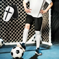 UPKOCH Kids Soccer Leg Protection Shin Guard Sleeves Multi 2 Pairs